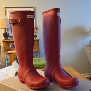 Hunter Classic Red Waterproof Boots